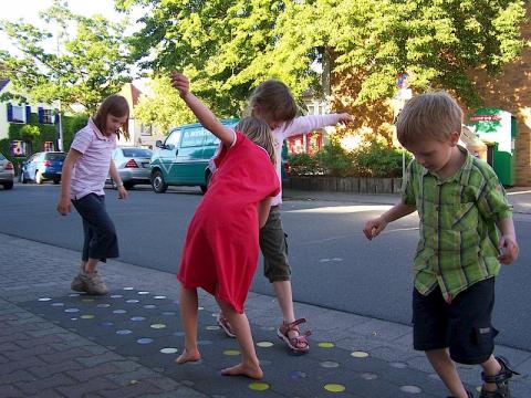 Playing equipment on the streets