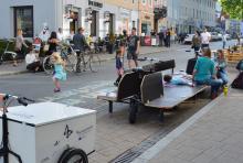 Public parking space transformer in Graz 2019